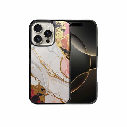 iPhone 16 Pro Case — Marble Vein Marble Veins Pattern Hundreds, Custom Phone Case