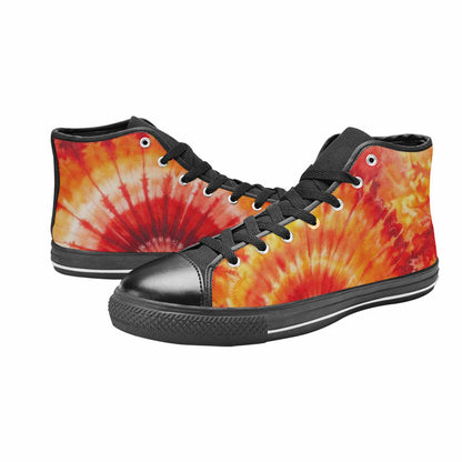 MEN'S Tie Dye - High Top Canvas Dreamcore Custom Shoes
