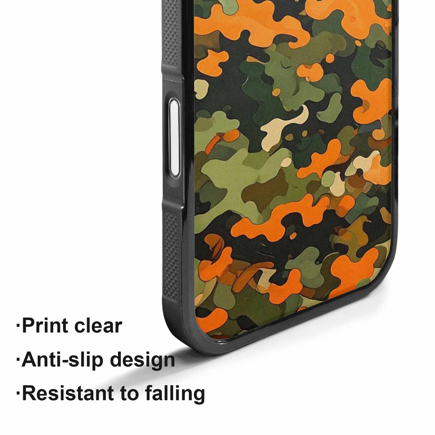 iPhone 17 Case — Small Military Camouflage Blotch Camo, Custom Designed Case Cover