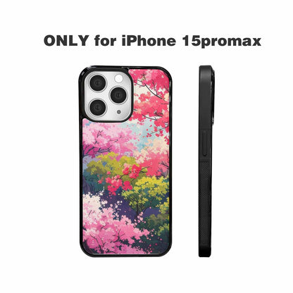 iPhone 15 Pro Max Case — Cherry Blossom Branch Cherry Blo, Customized Protective Case