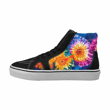 WOMEN'S Tie Dye Mixed Style High Top Canvas Aesthetic Shoes