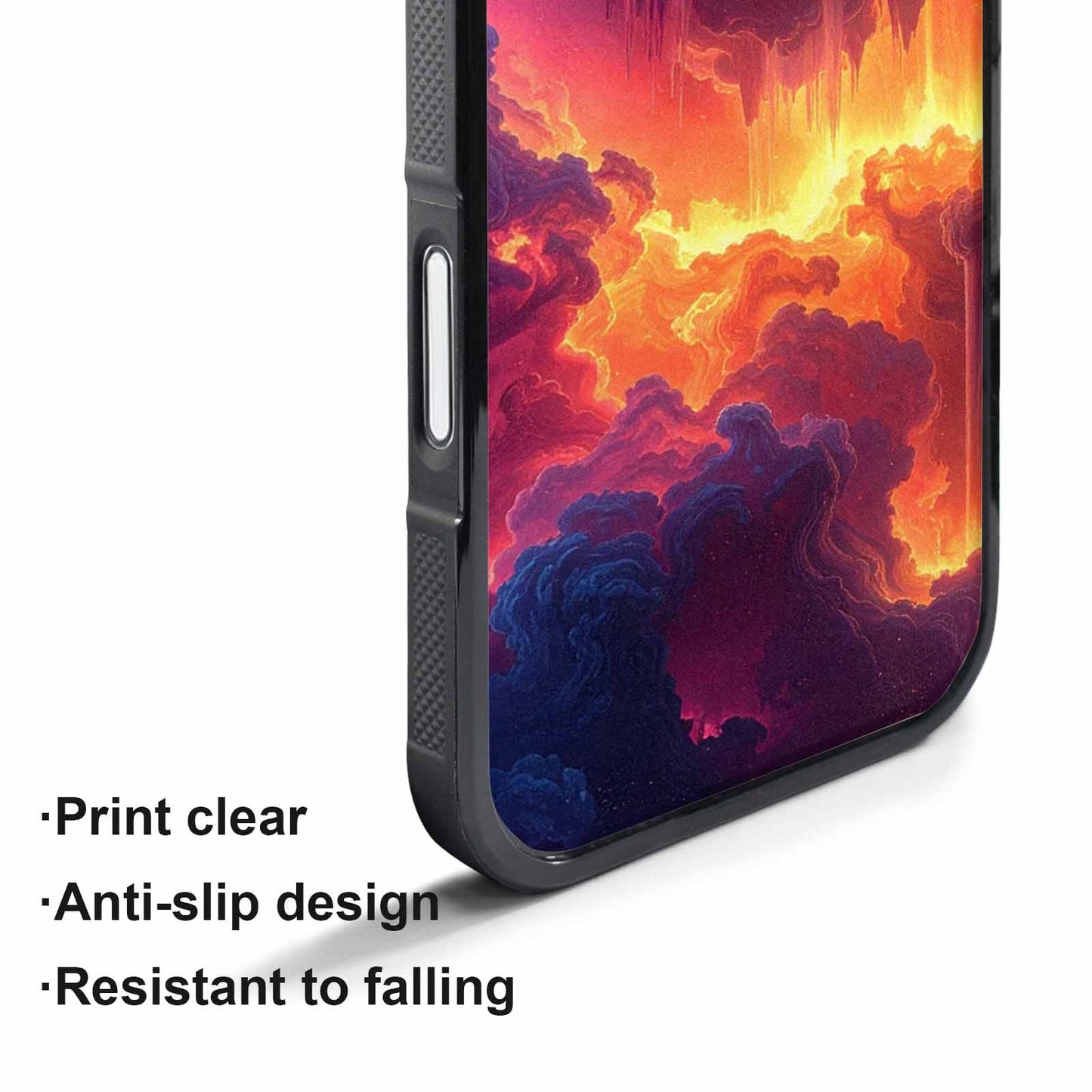 iPhone 17 Air Case — Seamless Tileable Pattern Of Overlapping Galaxy, Unique Phone Case Design