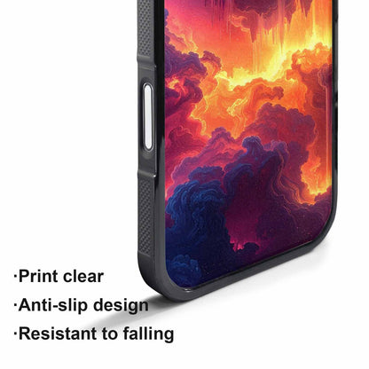 iPhone 17 Air Case — Seamless Tileable Pattern Of Overlapping Galaxy, Unique Phone Case Design