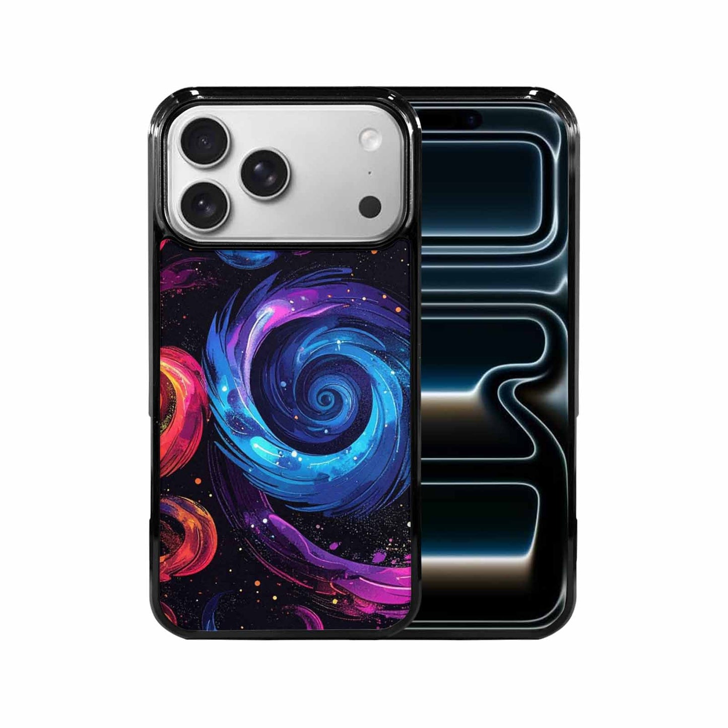 iPhone 17 Pro Max Case — Rose Galaxy Art Seamless Galaxy Space, Custom Phone Case