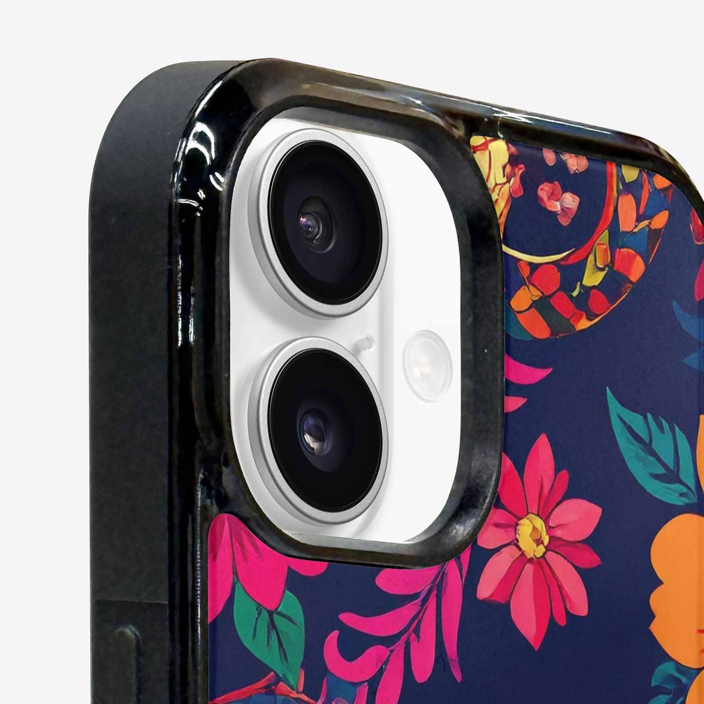iPhone 16 Case — Floral Snake Print Custom, Personalized Phone Case