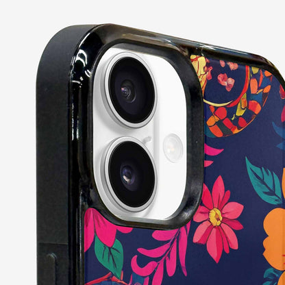 iPhone 16 Case — Floral Snake Print Custom, Personalized Phone Case