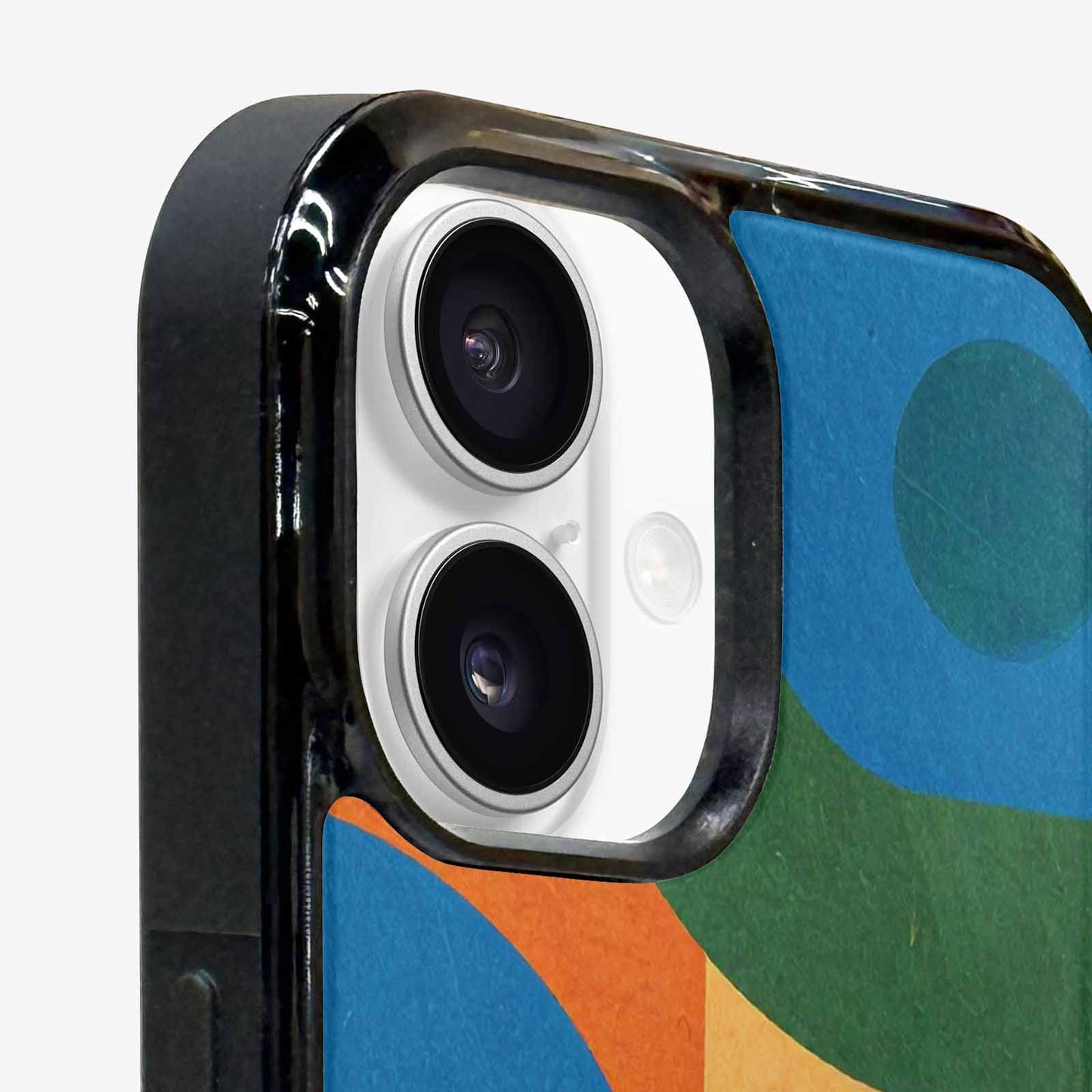 iPhone 16 Case — 1990s Memphis Art Pattern, Custom Print Case Cover
