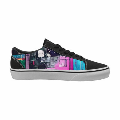 WOMEN'S Circuit Board Cyberpunk Canvas Lace-Up Dreamcore Sneakers