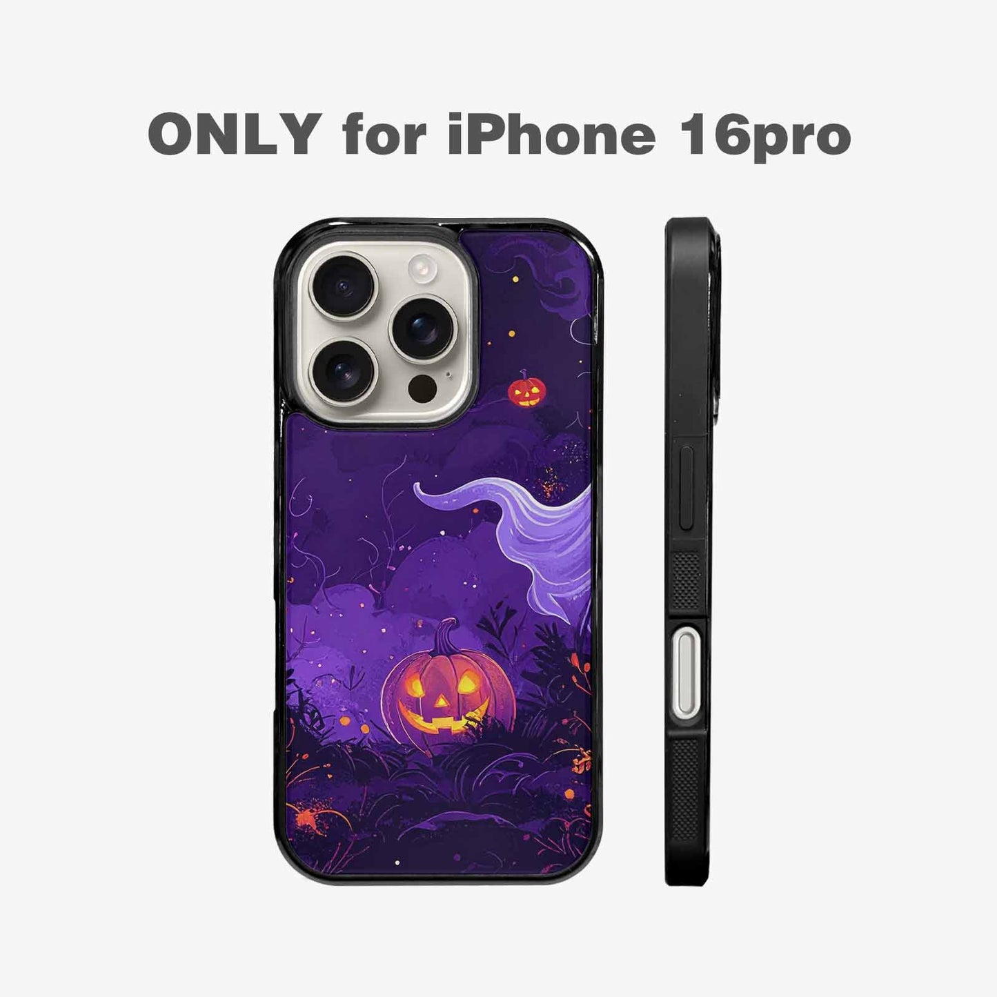 iPhone 16 Pro Case — Halloween Art Print Edge To Edge, Custom Art Phone Cover