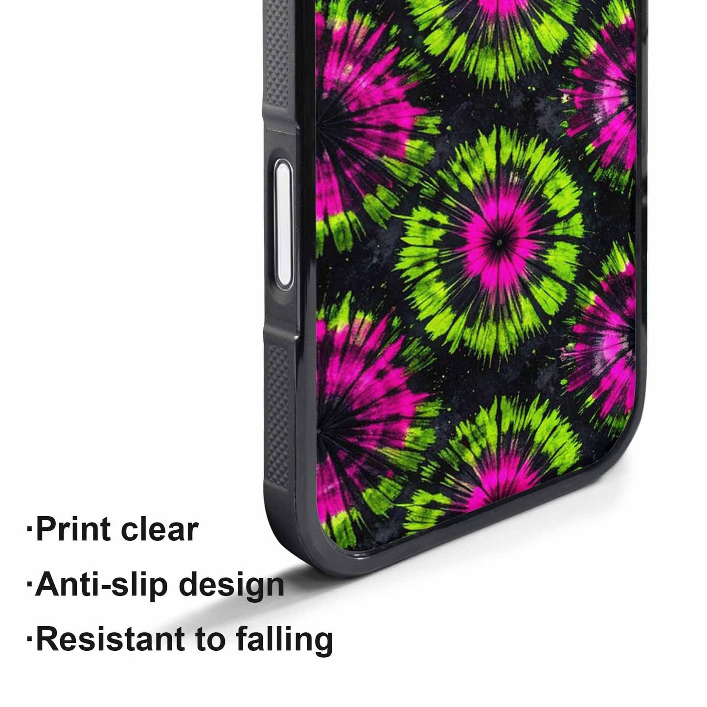 iPhone 17 Pro Case — Acid Wash Tie Dye Neon Tie, Original Design Phone Case
