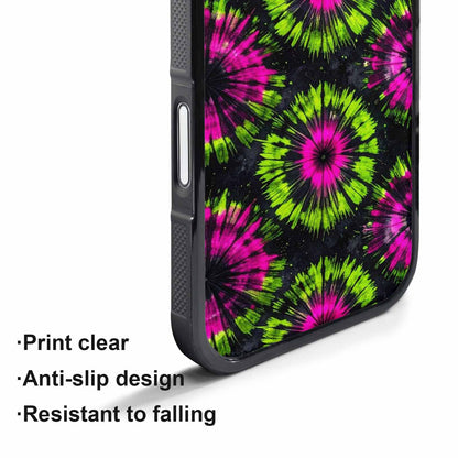 iPhone 17 Pro Case — Acid Wash Tie Dye Neon Tie, Original Design Phone Case