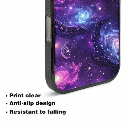 iPhone 16 Pro Max Case — Galaxy Snake Print Custom, Custom Printed Phone Case