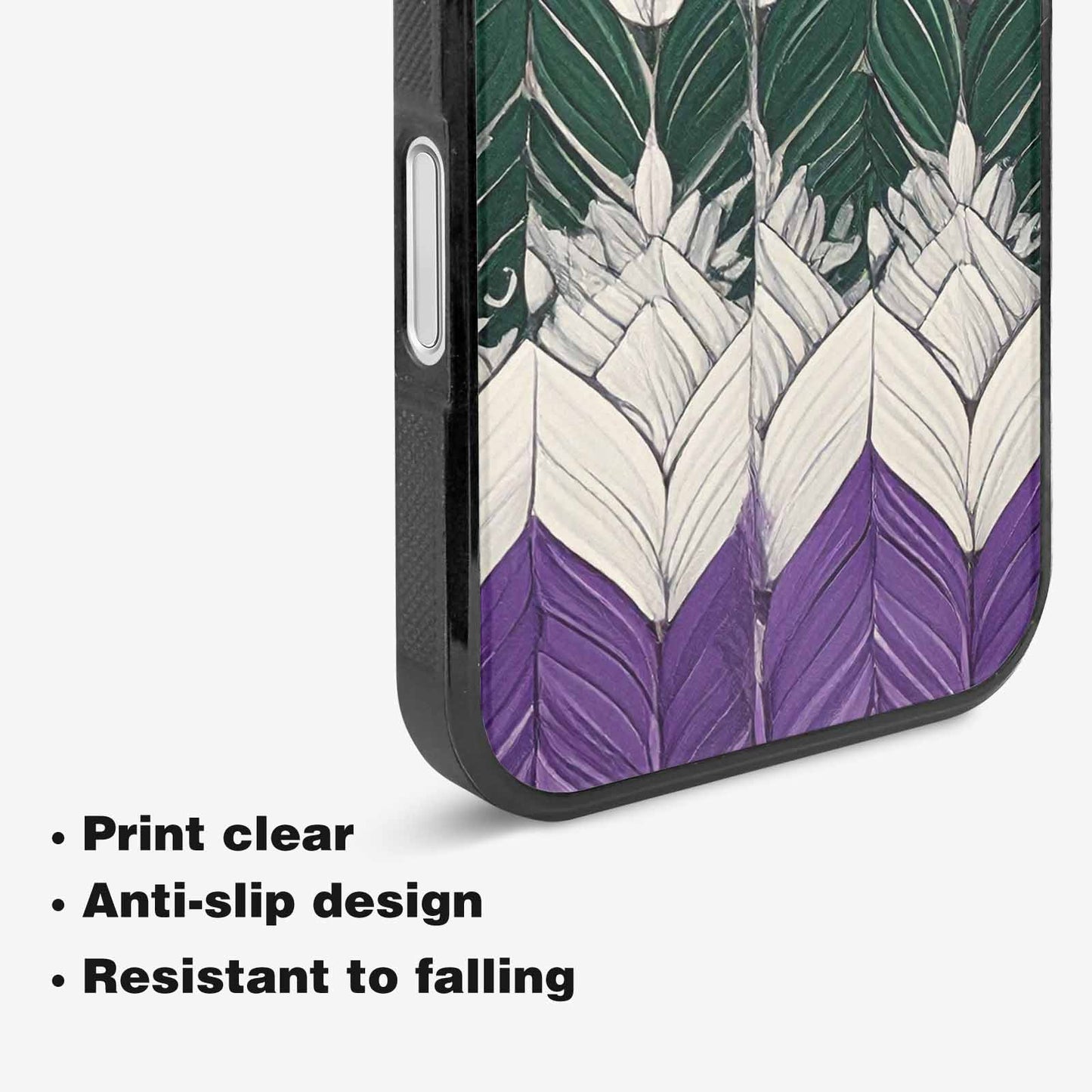 iPhone 16 Plus Case — Genderqueer Flag Color Theme Small Rainbow, Unique Phone Case Design