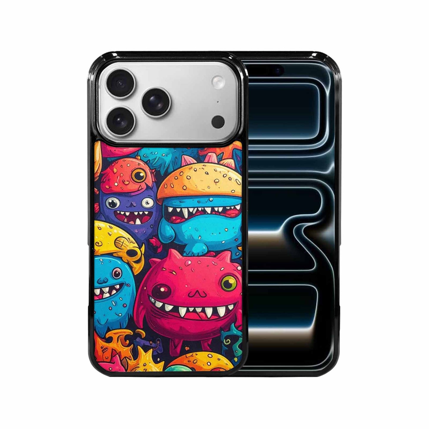 iPhone 17 Pro Max Case — Small Cartoon Monster Character Cartoon Cute, Original Design Phone Case