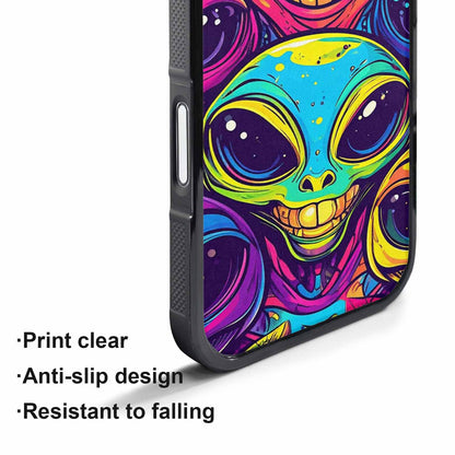 iPhone 17 Pro Max Case — Alien Ufo Cartoon Alien Scifi, Original Design Phone Case