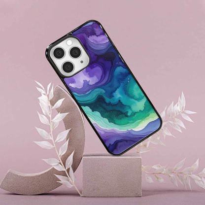 iPhone 15 Pro Max Case — Galaxy Aurora Nebula, Custom Made Phone Cover