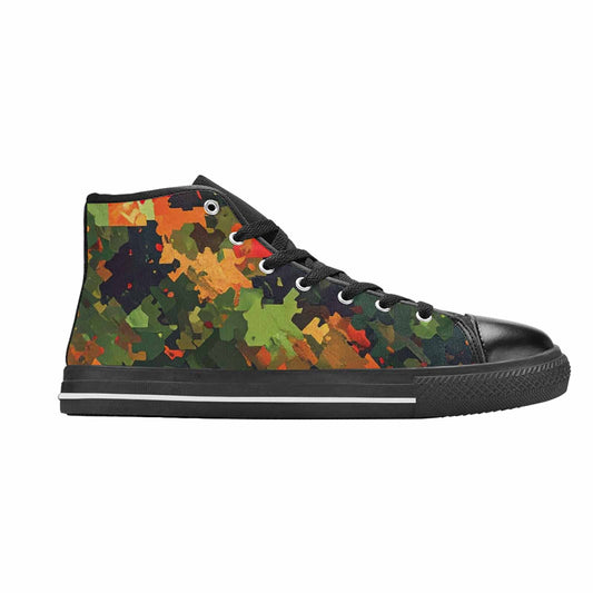 MEN'S Military Camouflage Blotch High Top Canvas Cottagecore Shoes