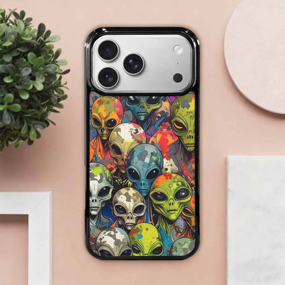 iPhone 17 Pro Max Case — Aliens Camo Aliens Alien Scifi, Original Design Phone Case
