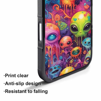 iPhone 17 Pro Case — Aliens Tie Dyemelting Aliens P Tie, Original Design Phone Case