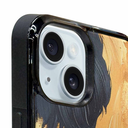 iPhone 15 Plus Case — Leopard Soft Airbrush Gradient, Customized Protective Case