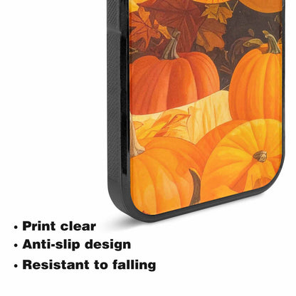 iPhone 15 Plus Case — Autumn Pumpkin Patch Autumn Pumpkin Patch, Custom Art Phone Cover