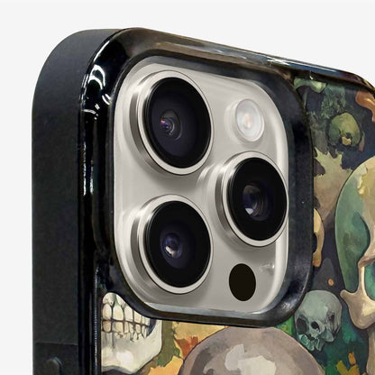 iPhone 16 Pro Case — Skulls Camoskulls Pattern Hu Avd, Personalized Phone Case