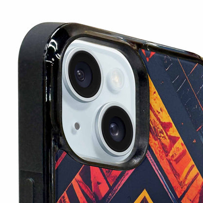iPhone 15 Plus Case — Wild Tribal Ripple, Customized Protective Case