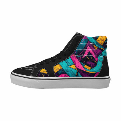 MEN'S 80S Retro Print High Top Canvas Dreamcore Shoes