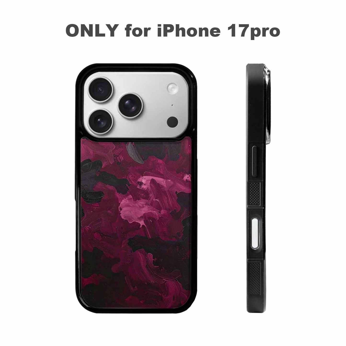 iPhone 17 Pro Case — Seamless Repeating Pattern Of Overlapping Camo, Custom Print Case Cover