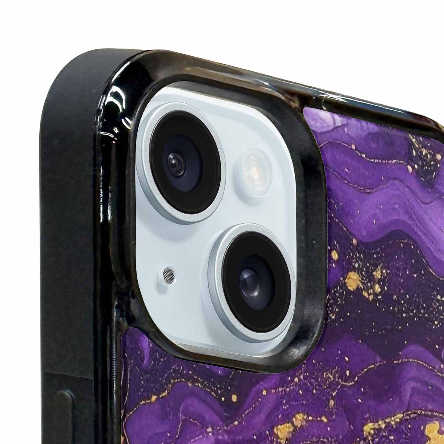 iPhone 15 Plus Case — Swirling Brushstroke Starry Night Texture Blended, Original Design Phone Case