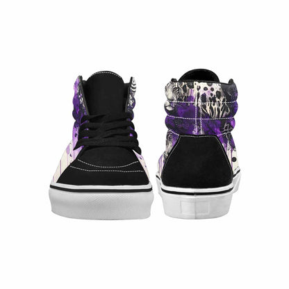 MEN'S Animal Print High Top Canvas Cottagecore Sneakers