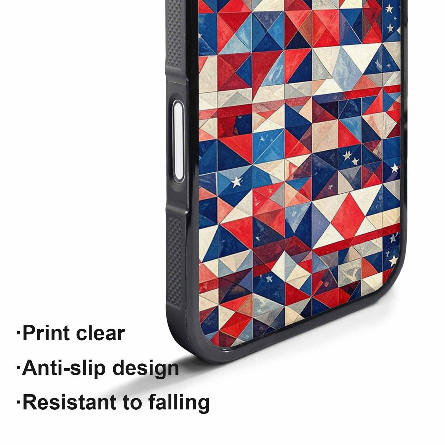 iPhone 17 Pro Case — Small American Flag Stars And Galaxy, Custom Phone Case