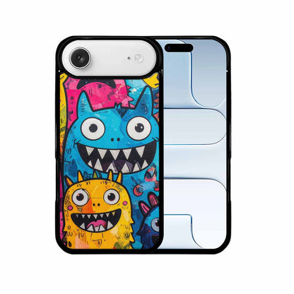 iPhone 17 Air Case — Seamless Repeating Pattern Of Overlapping Cartoon, Personalized Phone Case