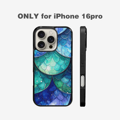 iPhone 16 Pro Case — Mermaid Scale, Custom Made Phone Cover