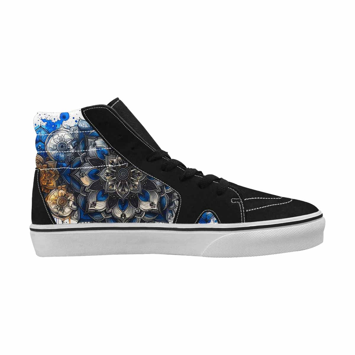 MEN'S Mandala Medallion High Top Canvas Aesthetic Custom Shoes