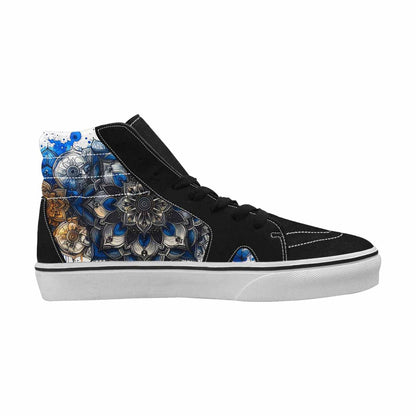 MEN'S Mandala Medallion High Top Canvas Aesthetic Custom Shoes