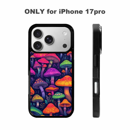 iPhone 17 Pro Case — Psychedelic Mushroom Original Art, Original Design Phone Case