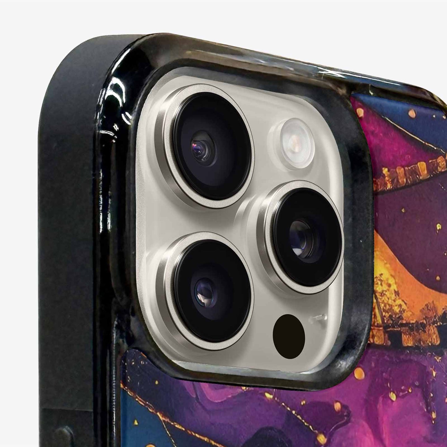 iPhone 16 Pro Max Case — Steampunk Galaxy Art Seamless Pattern Vibrant, Personalized Phone Case
