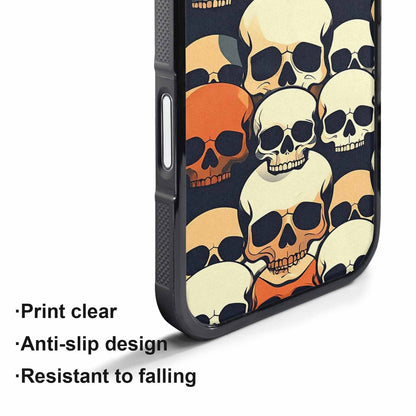 iPhone 17 Pro Max Case — Skull Dark Art Gothic Print Gothic, Custom Phone Case