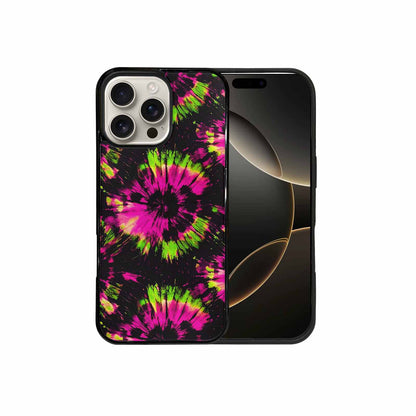 iPhone 16 Pro Max Case — Acid Wash Tie Dye Neon, Custom Art Phone Cover