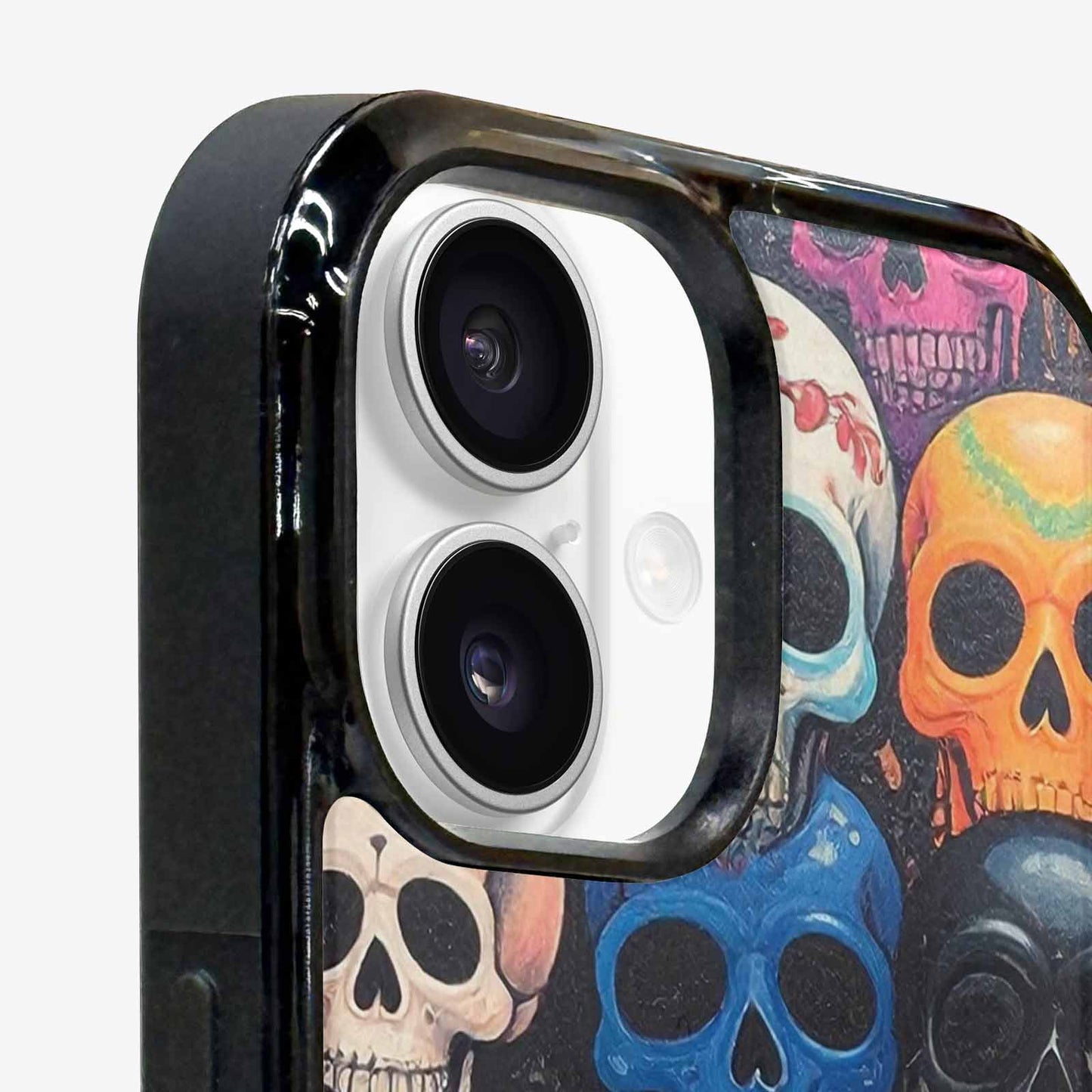 iPhone 16 Case — Skulls General Skulls Pattern, Personalized Phone Case