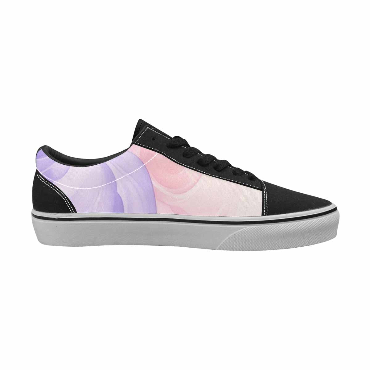 WOMEN'S Tie Dye - Canvas Lace-Up Surreal Custom Sneakers