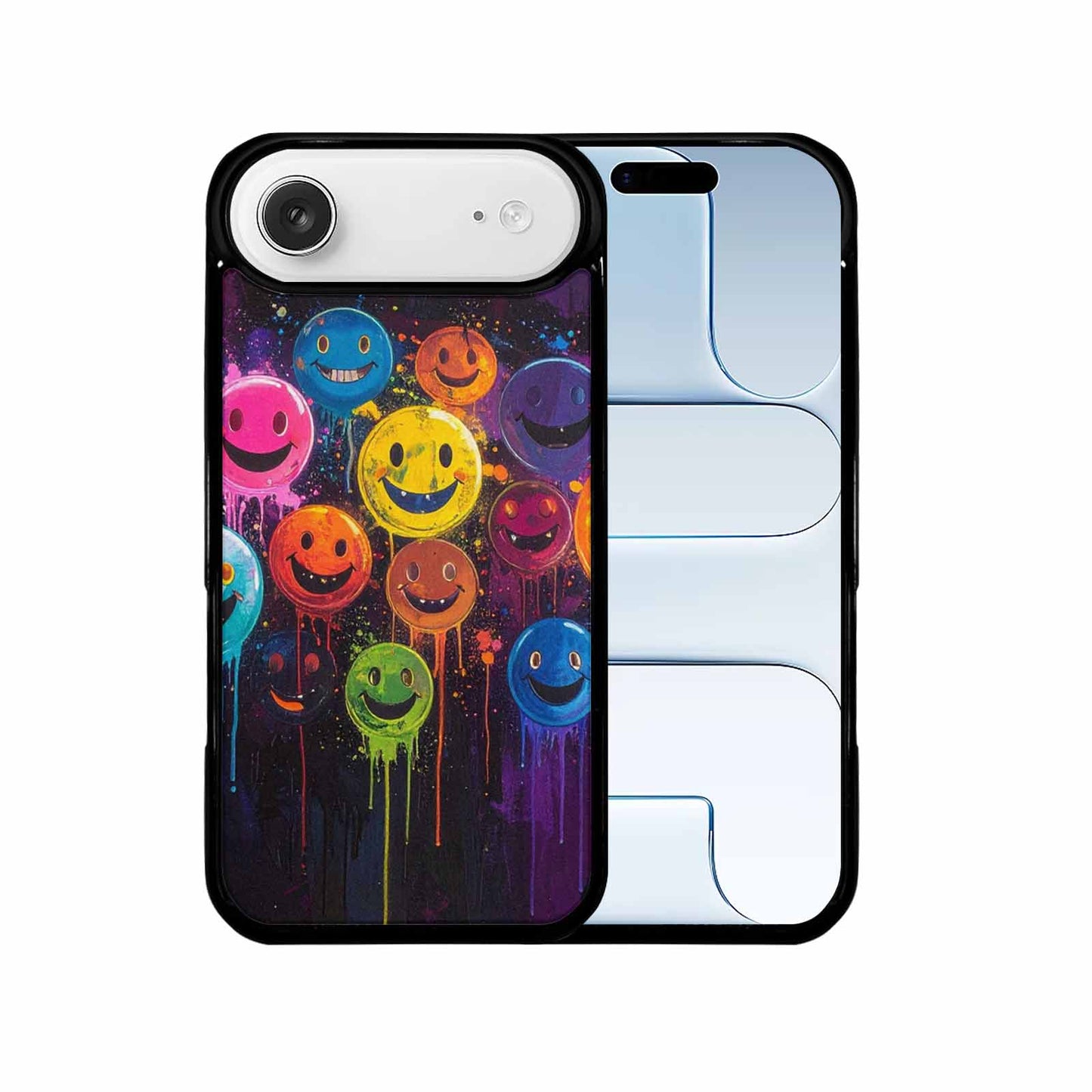 iPhone 17 Air Case — Smiley Faces Glow Smiley Faces Original, Custom Designed Case Cover