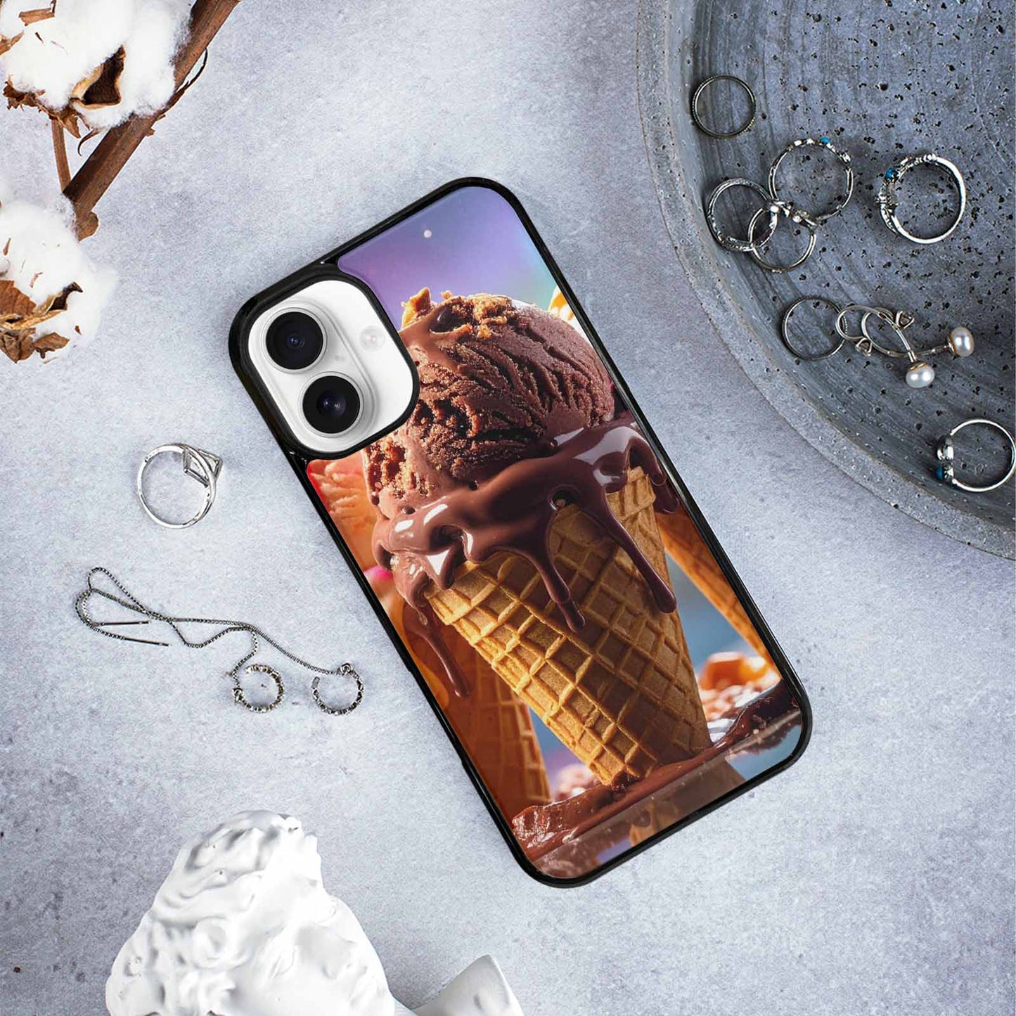 iPhone 16 Plus Case — Extreme Close Up Shot Only Drippig, Custom Phone Case