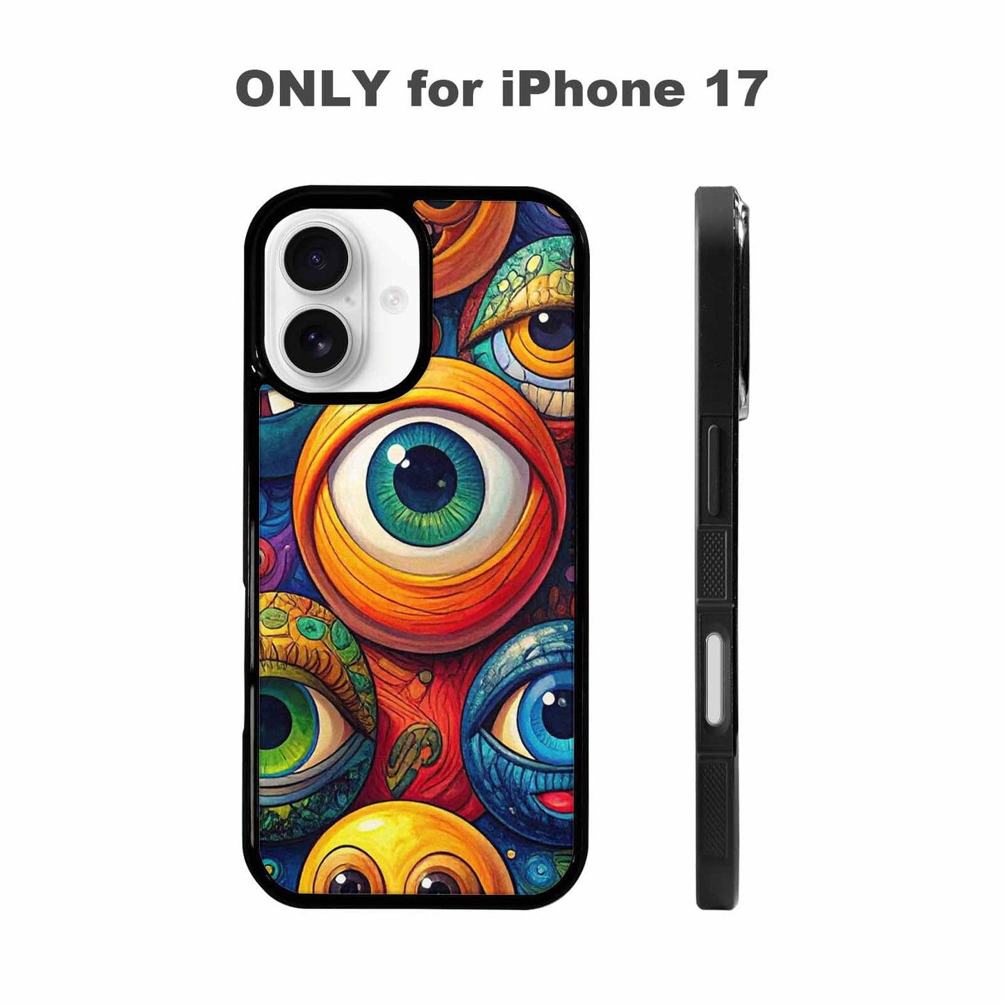 iPhone 17 Case — Seamless Tileable Pattern Of Cartoon Cute, Custom Art Phone Cover