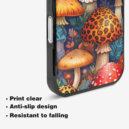 iPhone 16 Case — Mushrooms Pattern Hundreds Of 5r0, Custom Made Phone Cover
