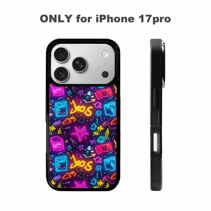 iPhone 17 Pro Case — Retro Motif Retro Motifs J8a Retro, Custom Made Phone Cover