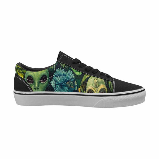 MEN'S Aliens Lace-Up Canvas Kaleidoscope Sneakers