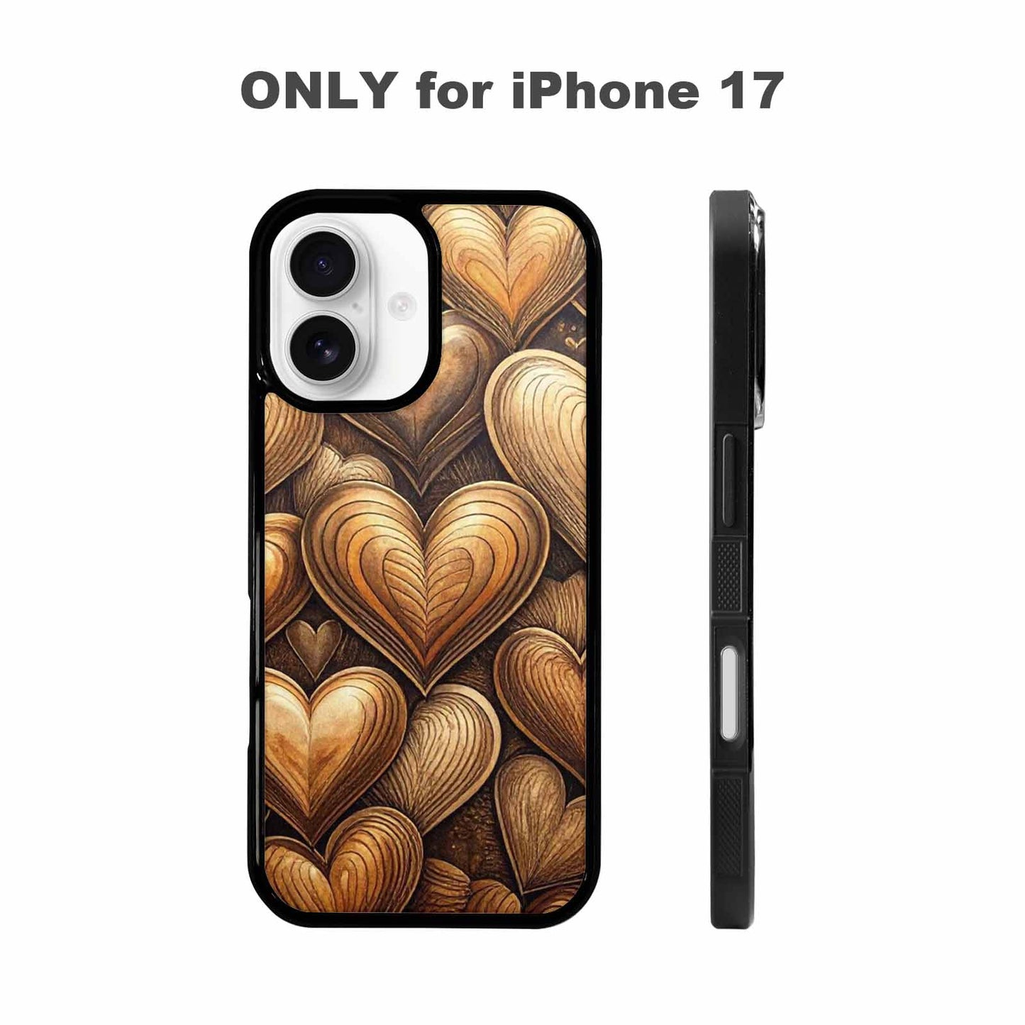 iPhone 17 Case — Retro Zodiac Heart Retro Vintage, Custom Phone Case