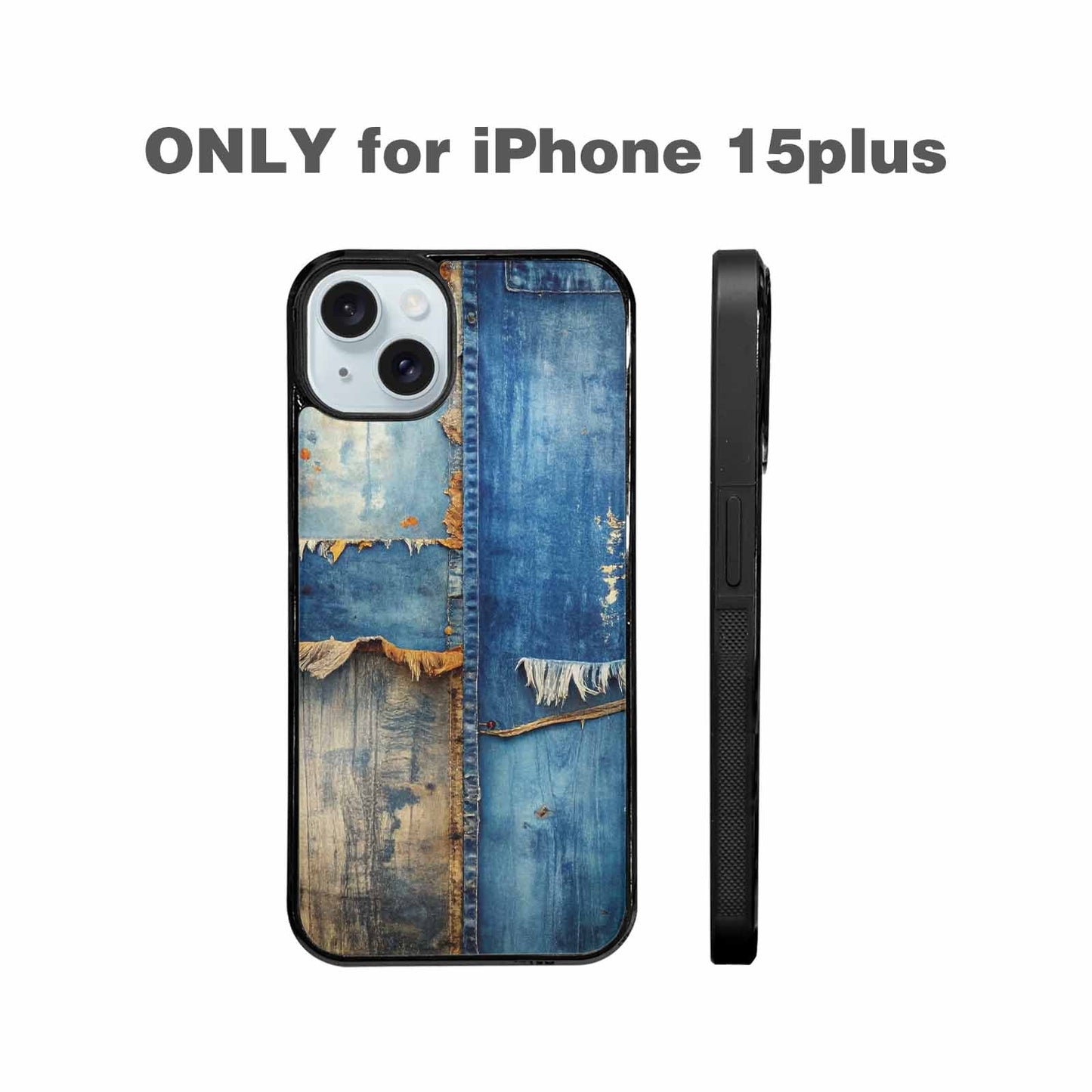 iPhone 15 Plus Case — Curve The Ripping Demin Tectures For, Original Design Phone Case